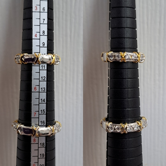 Sparkly statement ring set โจ - Picture 7 of 8